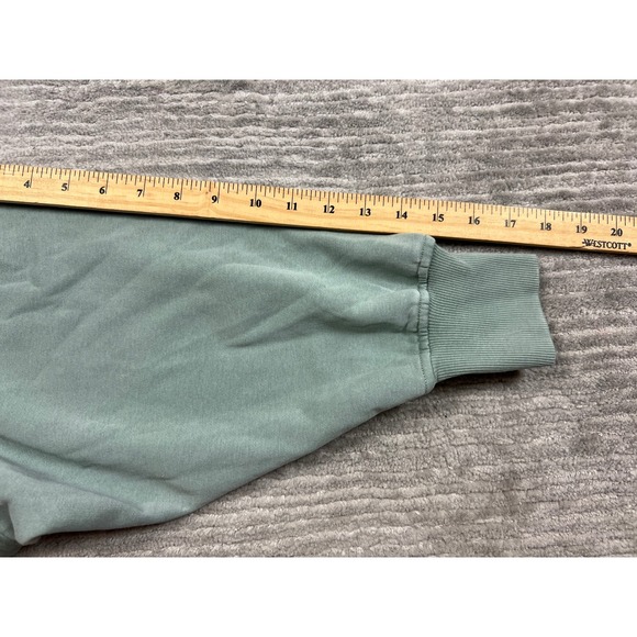Harmony Balance Hoodie Womens Small Green Long‎ Sleeve Cotton Blend NWT - Picture 12 of 15